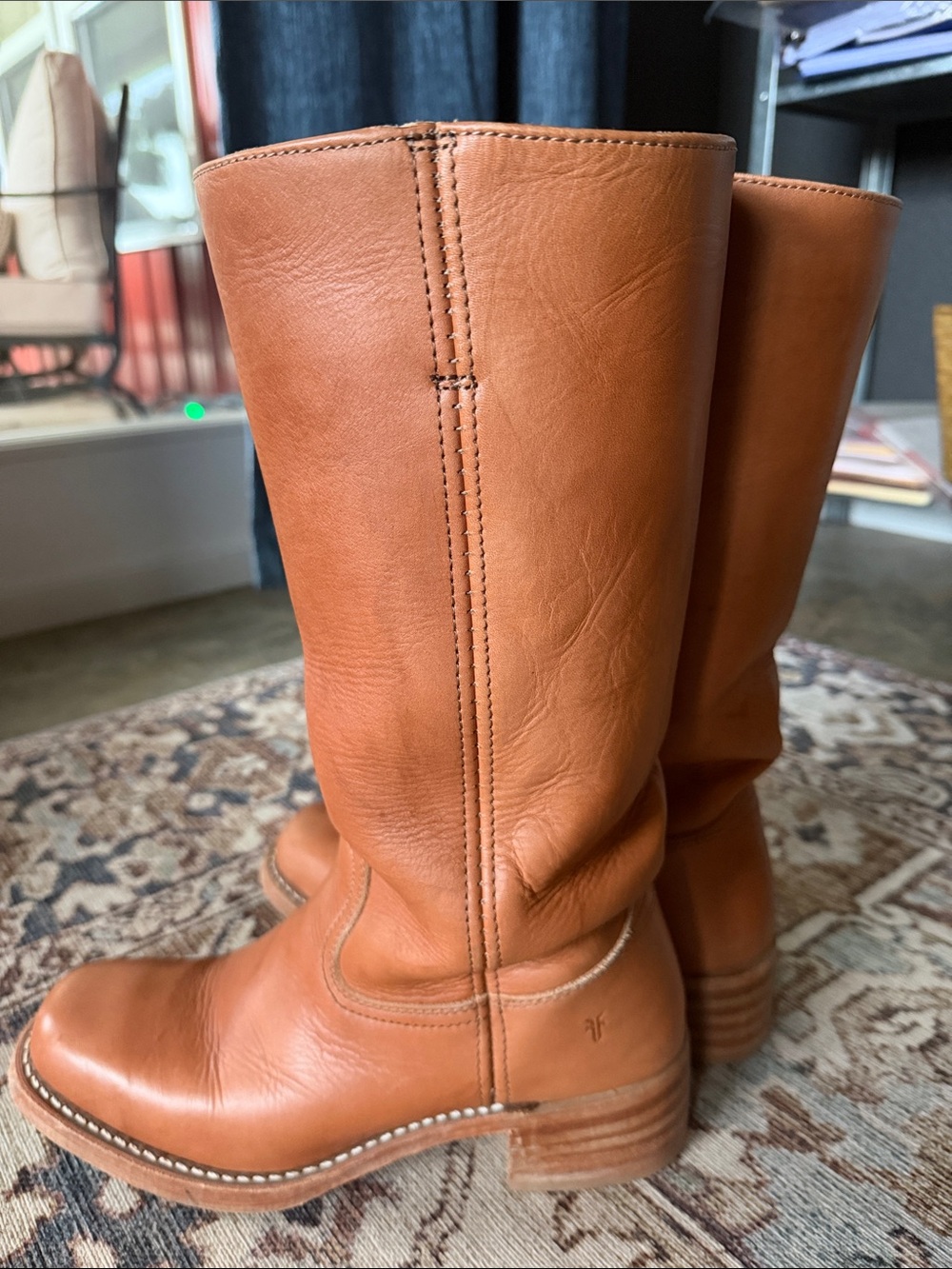 Frye Campus 14 L Saddle Leather Boots - Picture 6 of 11